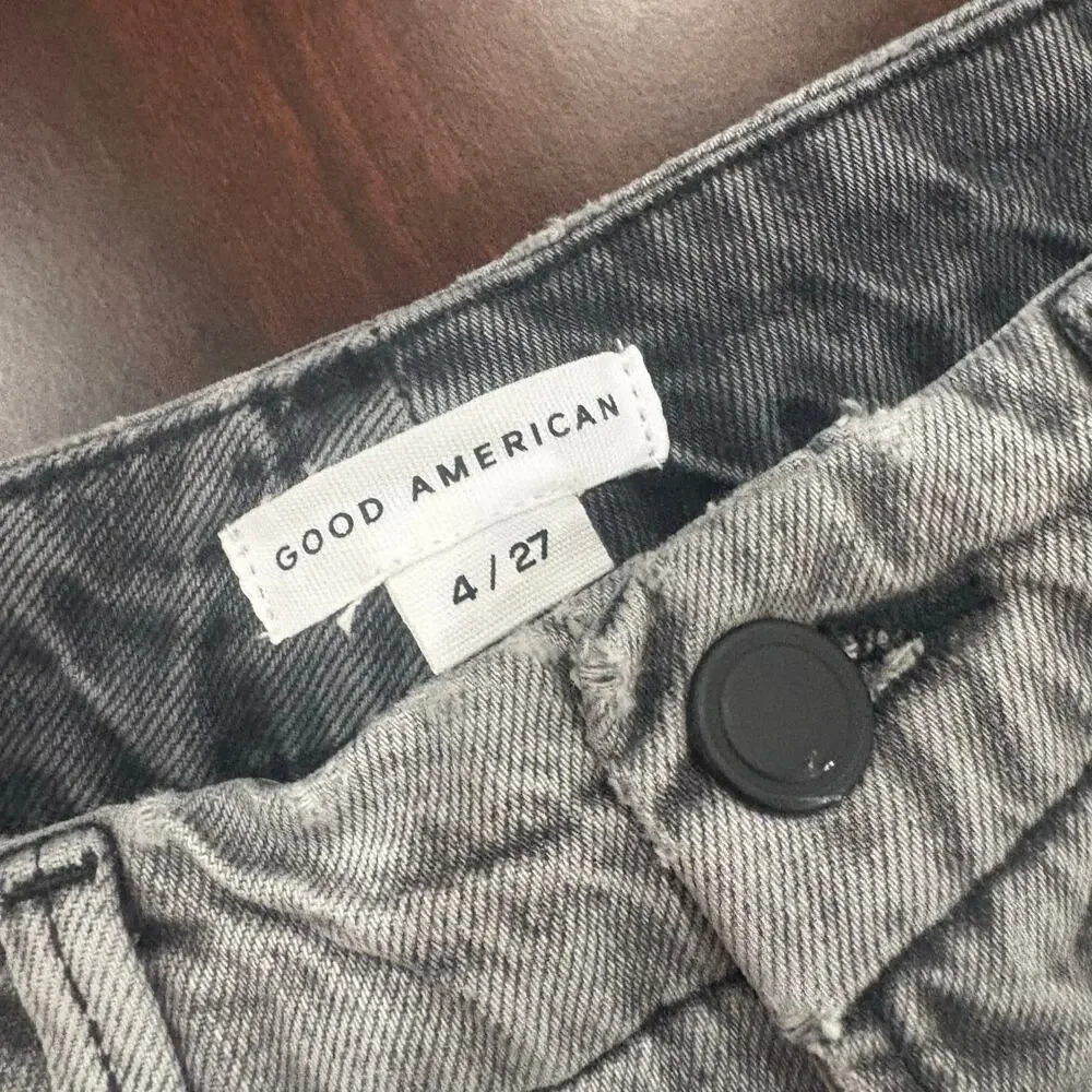 NEW Good American Good Vintage Two Tone Jeans Size 4/27‎